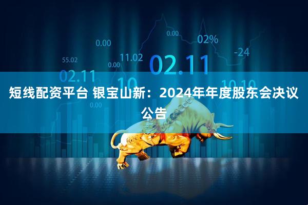 短线配资平台 银宝山新：2024年年度股东会决议公告